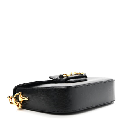 Gucci Azalea Calfskin Web Mini Horsebit 1955 Shoulder Bag Black 4 of 10