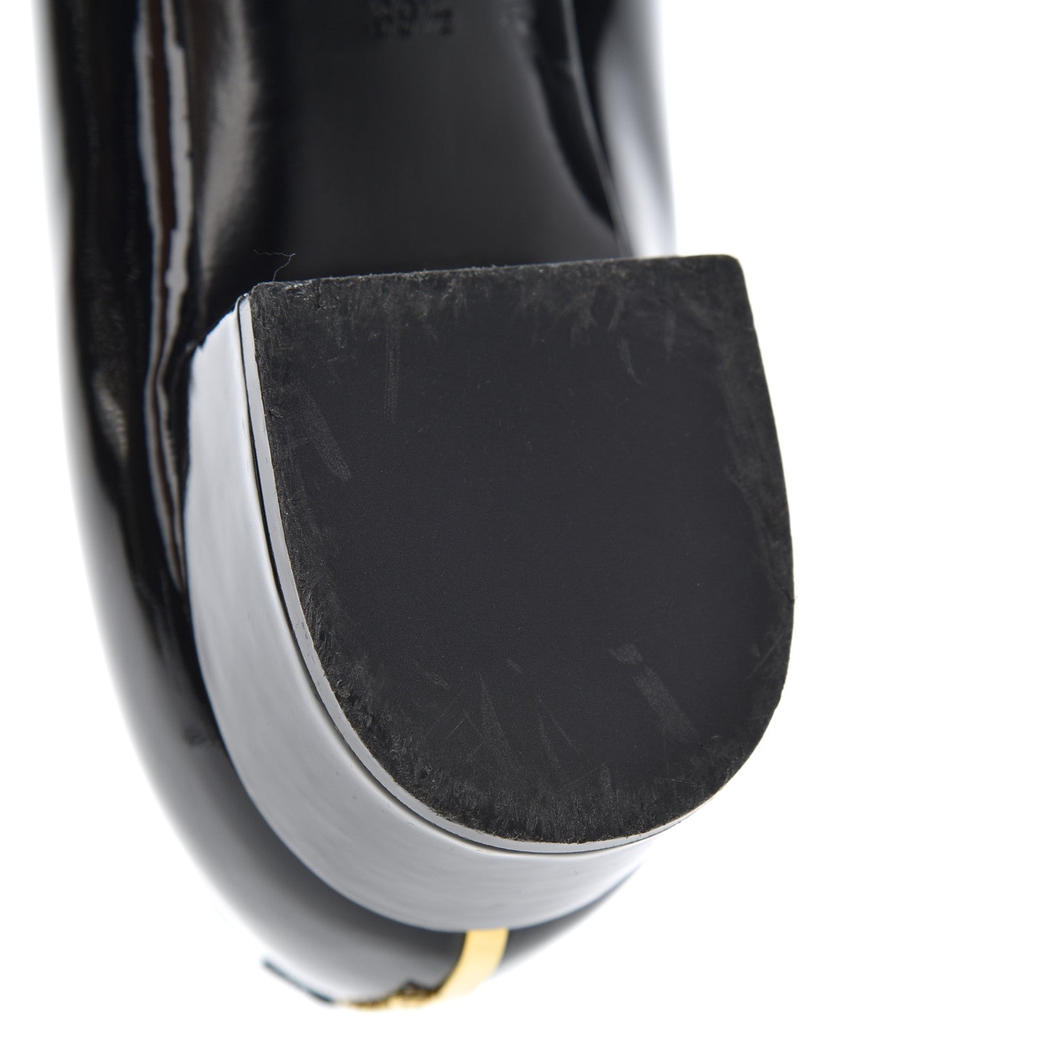 Chanel Patent Low Heel Ballerina Pumps 39.5 Black 11 of 16