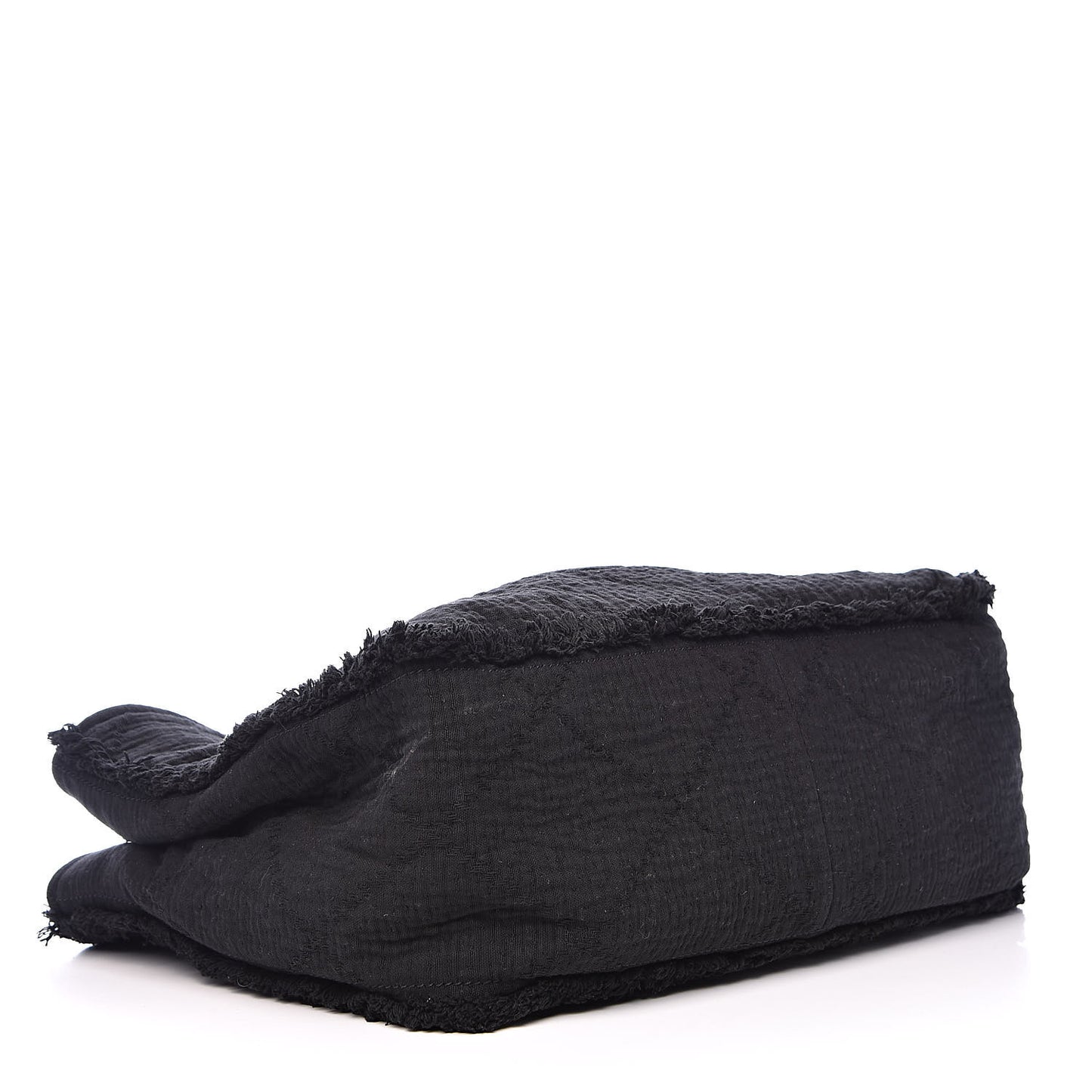 Canvas Extra Large Double Face Shopping Tote Black