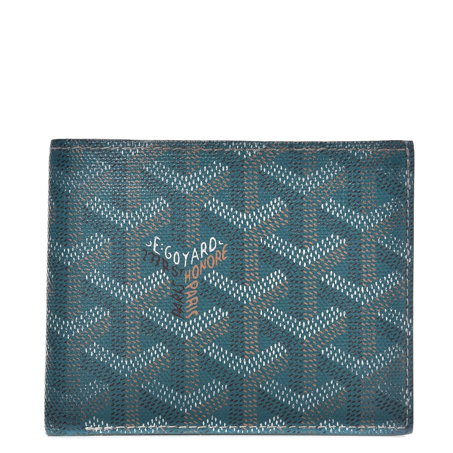 Goyardine Bifold Victoire PM Wallet Green