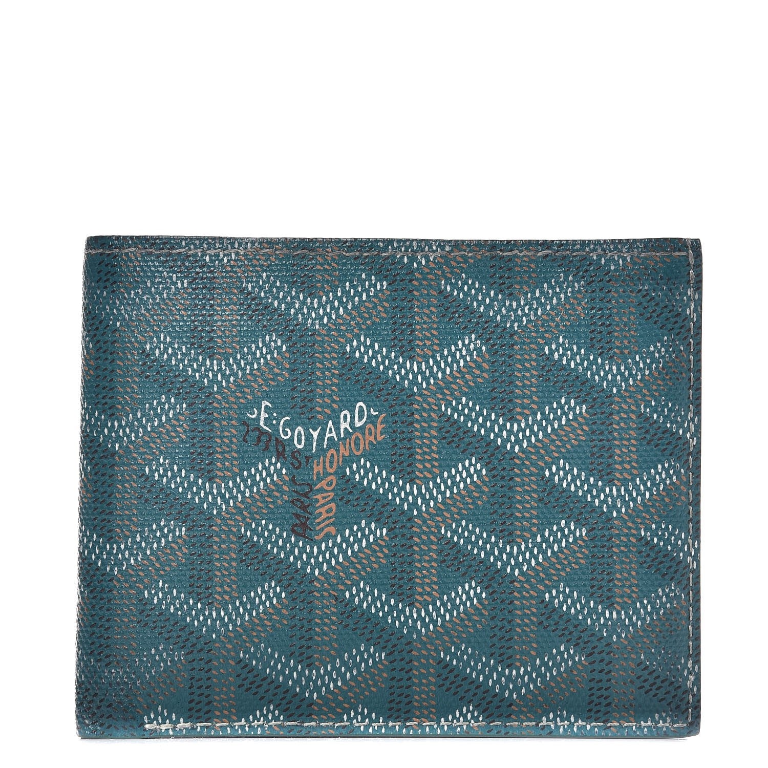 Goyard Goyardine Bifold Victoire PM Wallet Green 1 of 8