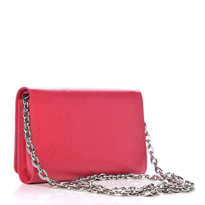 Louis Vuitton Epi Twist Chain Wallet Hot Pink 3 of 10
