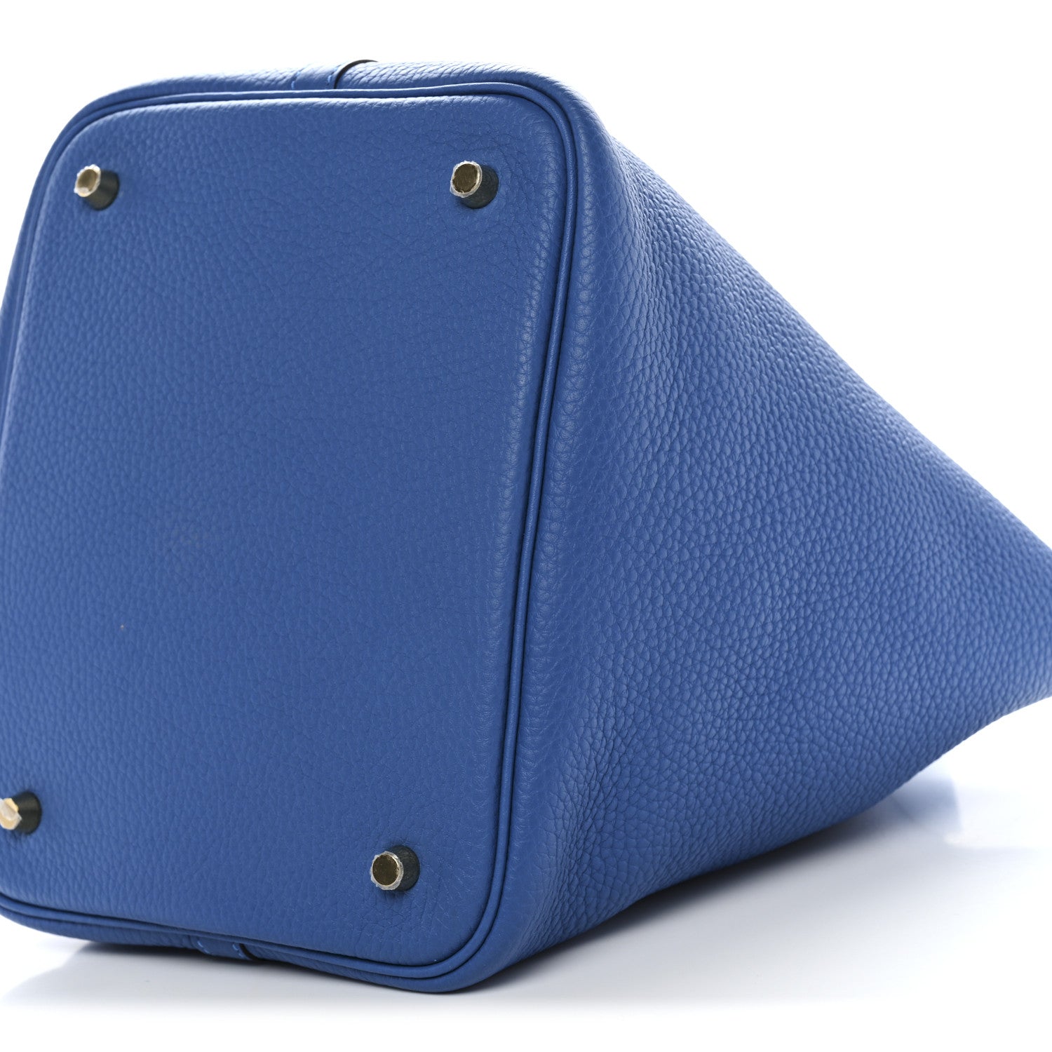 Hermes Taurillon Clemence Picotin Lock 22 MM Bleu Frida 10 of 10