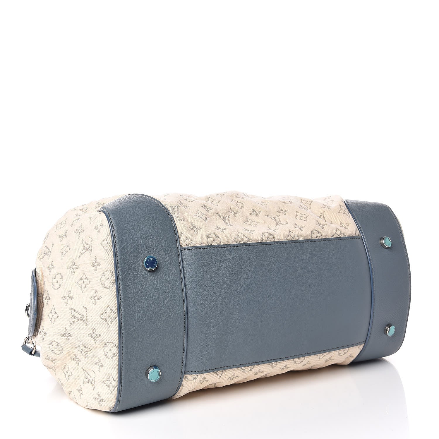 Louis Vuitton Denim Speedy Round GM Blue 5 of 10