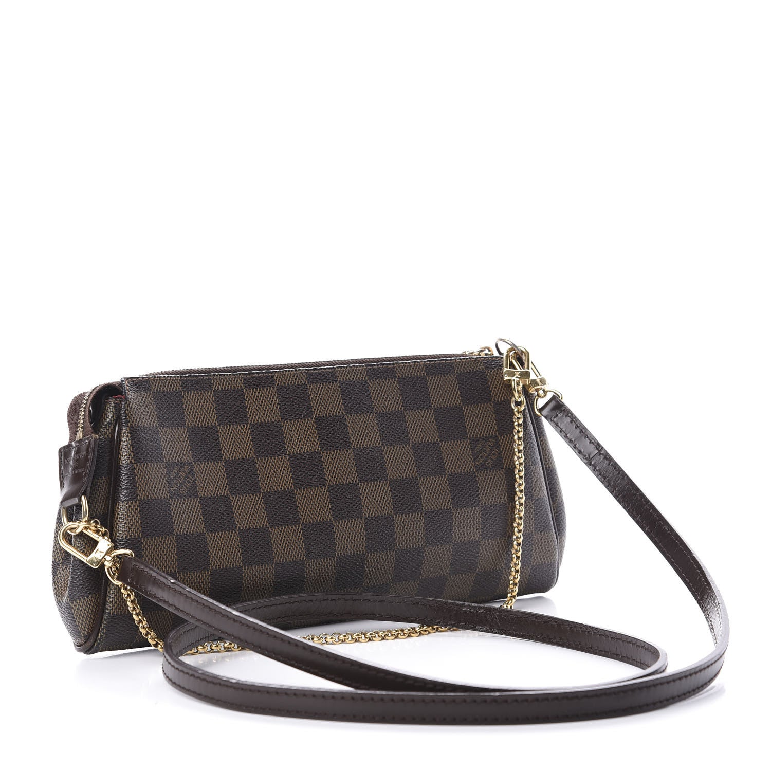 Louis Vuitton Damier Ebene Eva Clutch 3 of 14