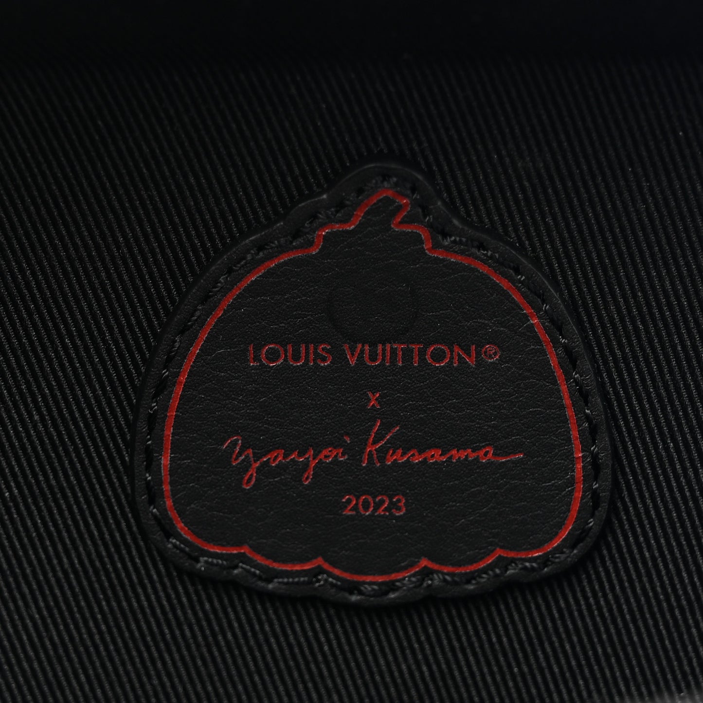 LV X YK Taurillon Monogram Handle Soft Trunk Black Red