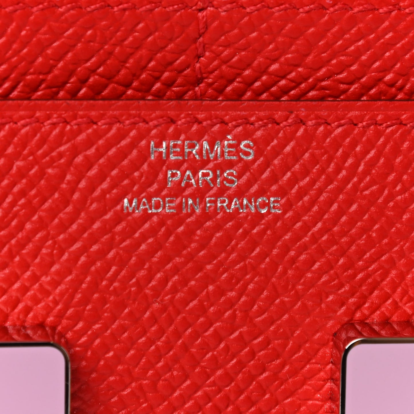 Epsom Enamel Constance Short Wallet Rouge de Coeur Mauve Sylvestre