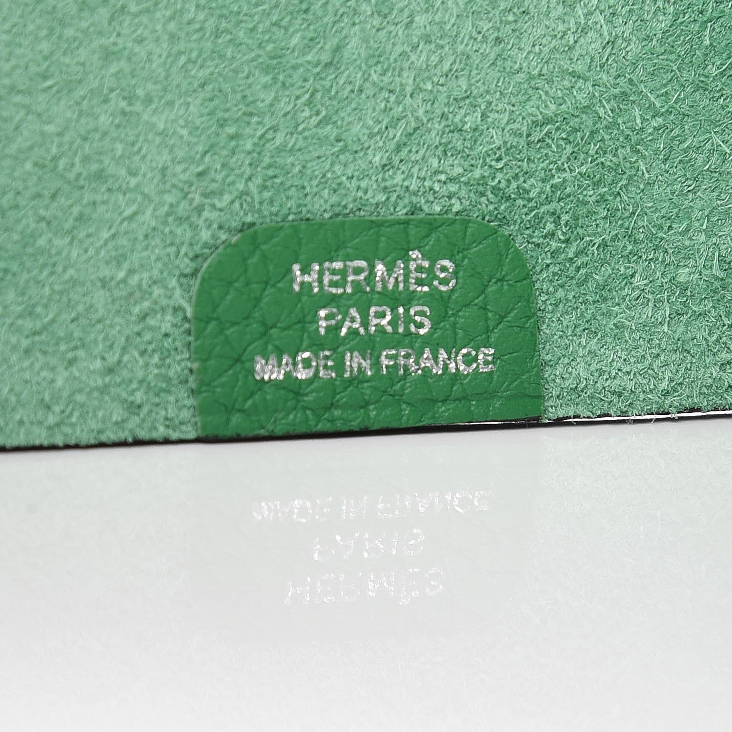 Hermes Taurillon Clemence Ulysse Mini Notebook Bambou 5 of 8