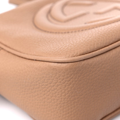 Gucci Pebbled Calfskin Small Soho Disco Bag Camelia 8 of 15
