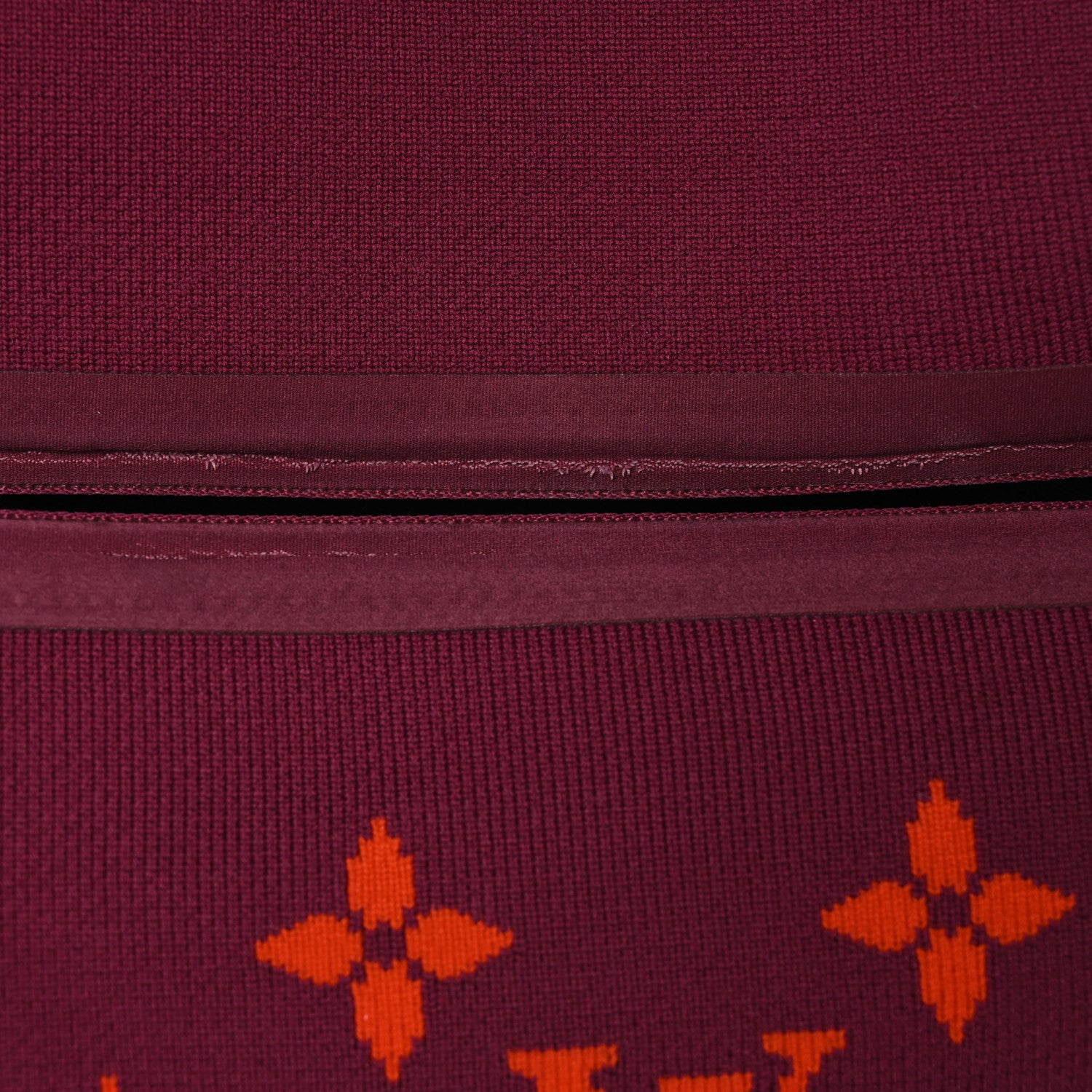 Louis Vuitton LOUIS VUITTON Knit Monogram Horizon Soft 55 Suitcase Fuchsia 8 of 10