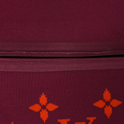 Louis Vuitton LOUIS VUITTON Knit Monogram Horizon Soft 55 Suitcase Fuchsia 8 of 10