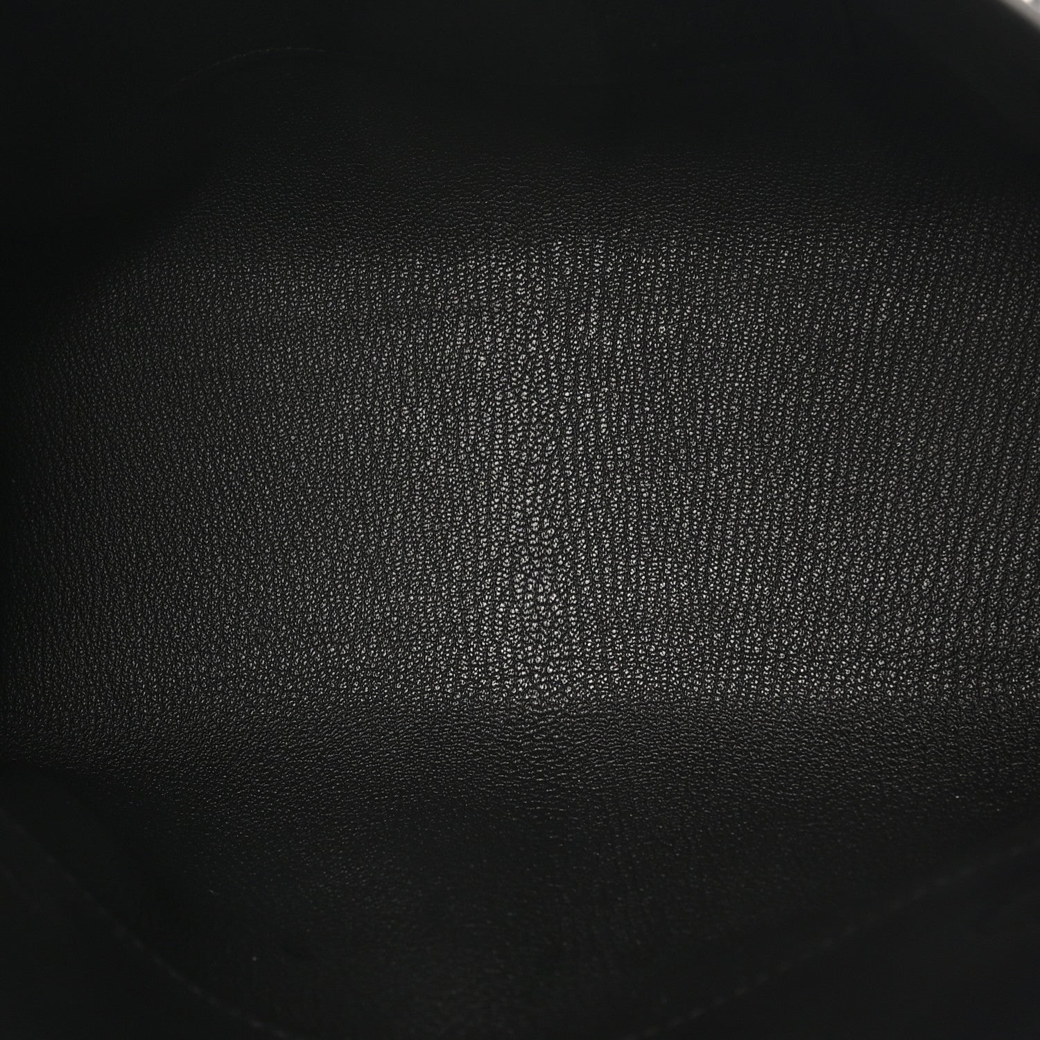Hermes Evercolor Kelly Messenger PM Black 5 of 10