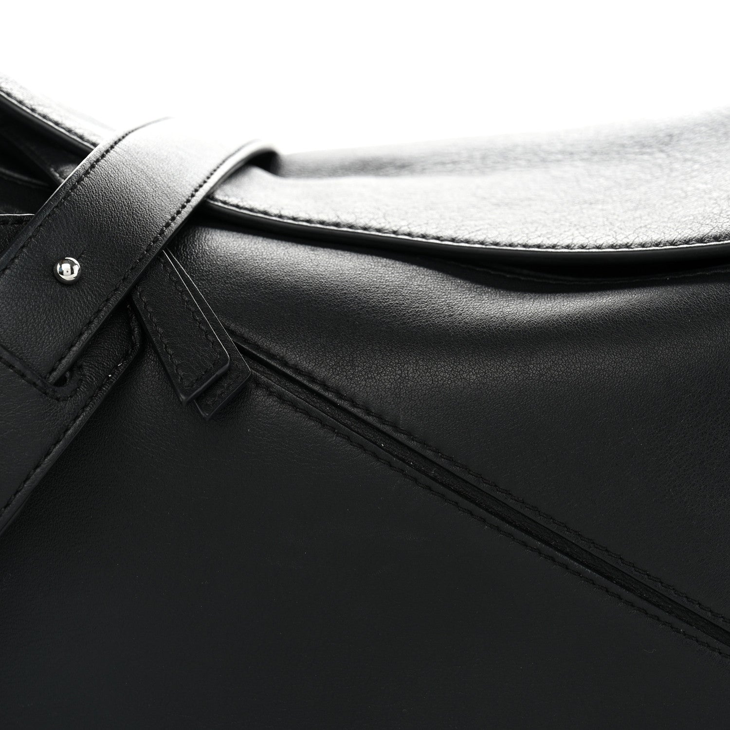 Loewe Calfskin Medium Puzzle Bag Black 7 of 11
