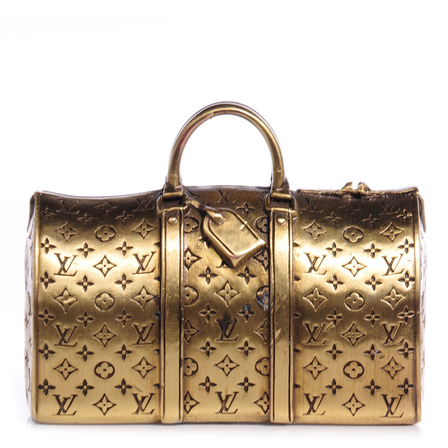 Antique Brass Keepall Paperweight