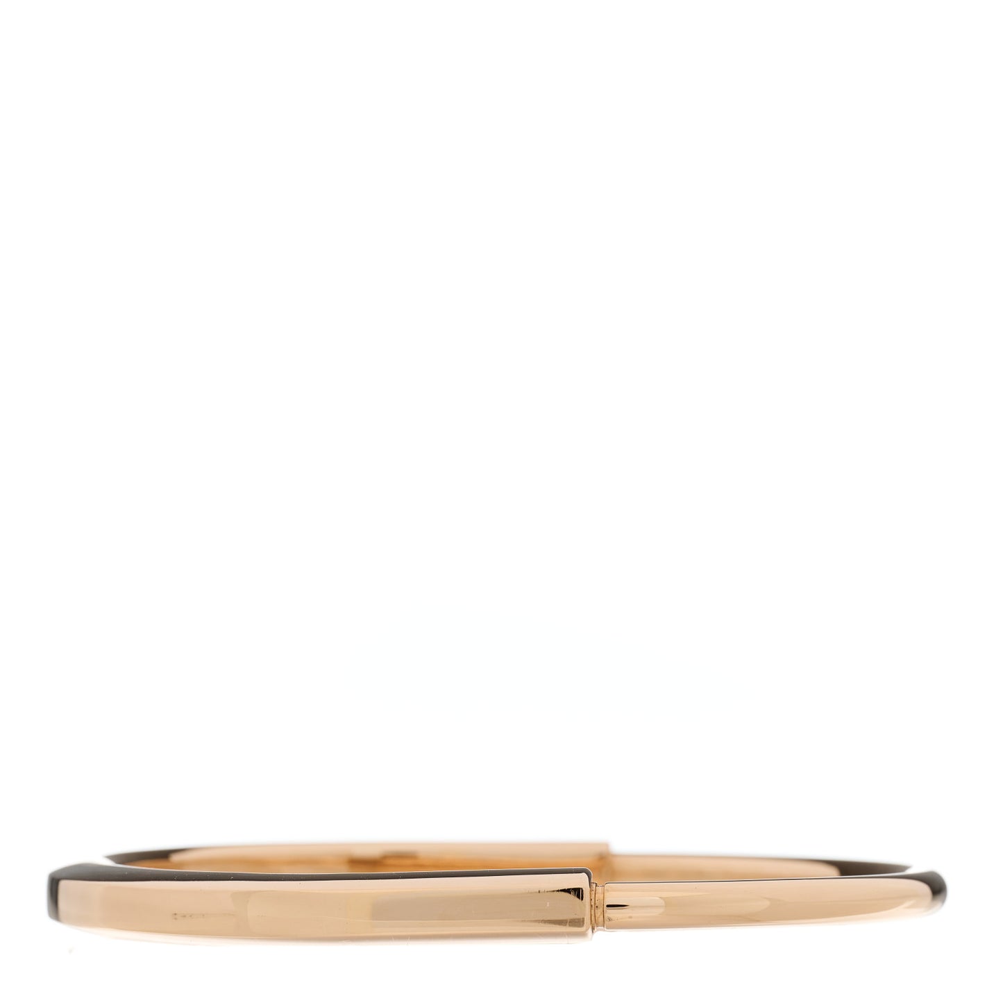 18K Rose Gold Tiffany Lock Bangle Bracelet