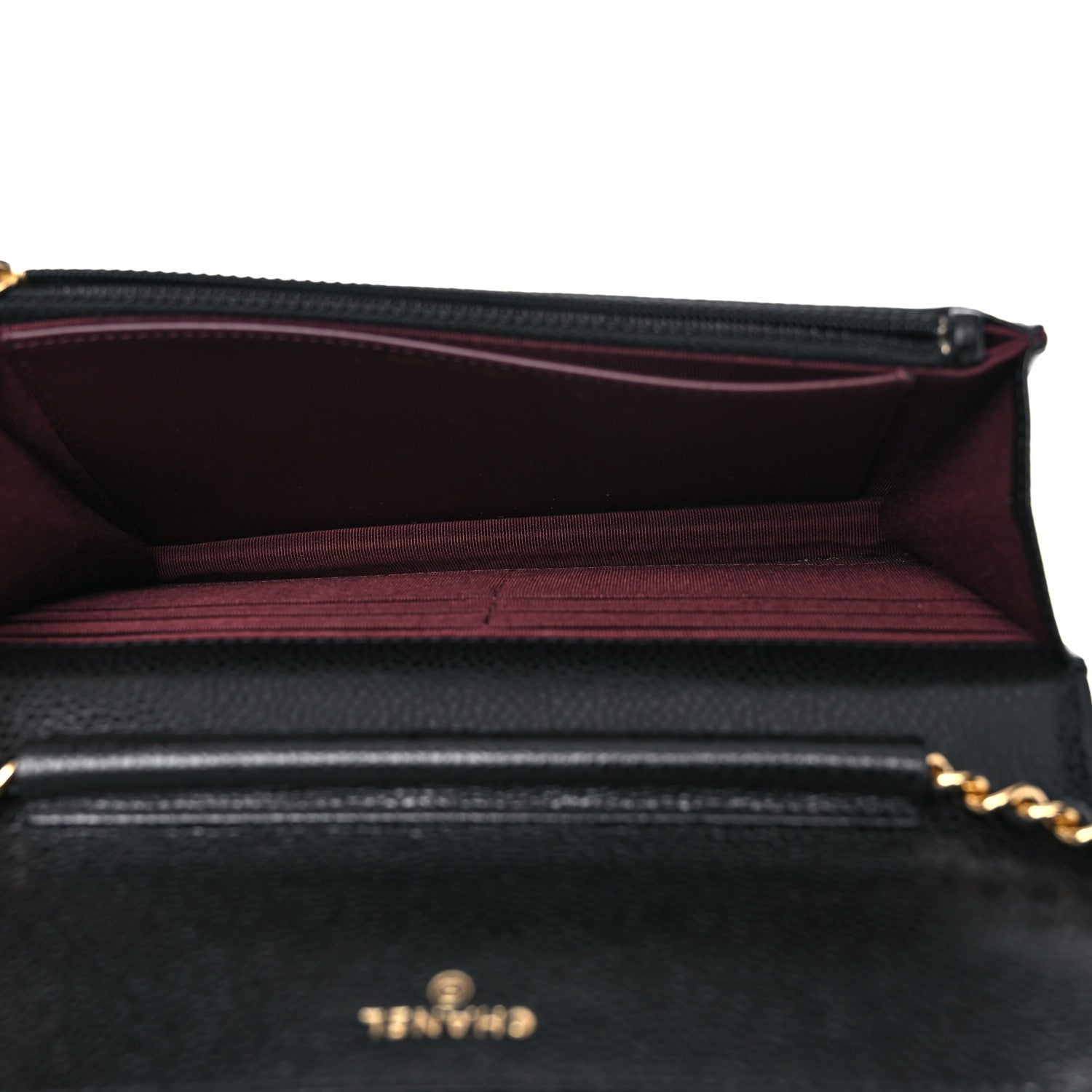 Chanel Caviar Quilted Wallet On Chain WOC Black 5 of 12