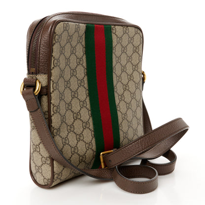 Gucci GG Supreme Monogram Web Small Ophidia Messenger Bag Brown 3 of 11