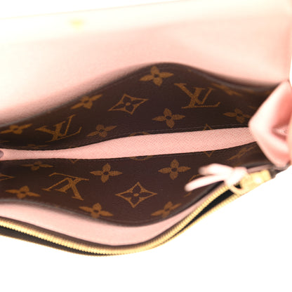 Louis Vuitton Monogram Emilie Wallet Rose Ballerine 10 of 14