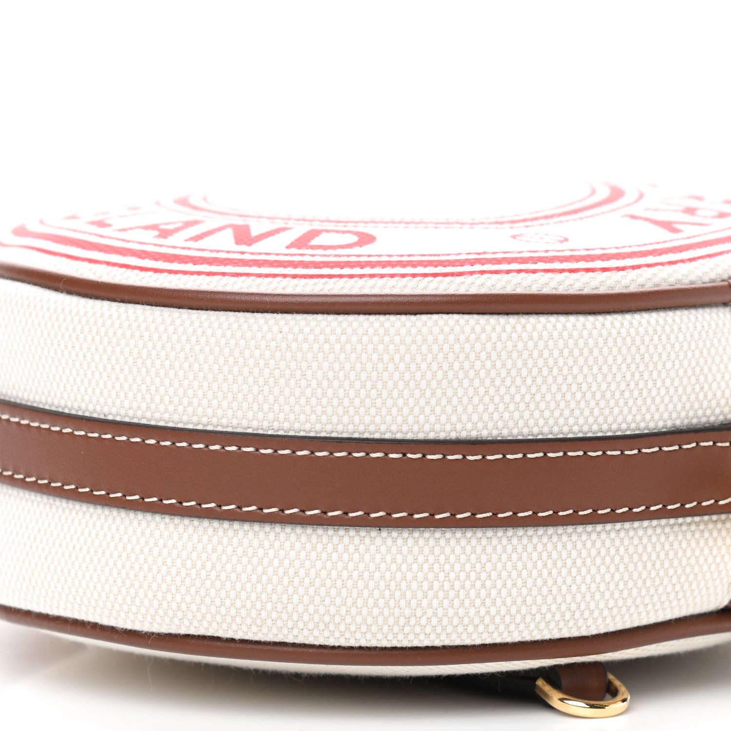 Burberry Canvas Calfskin Louise Bag Natural 9 of 9