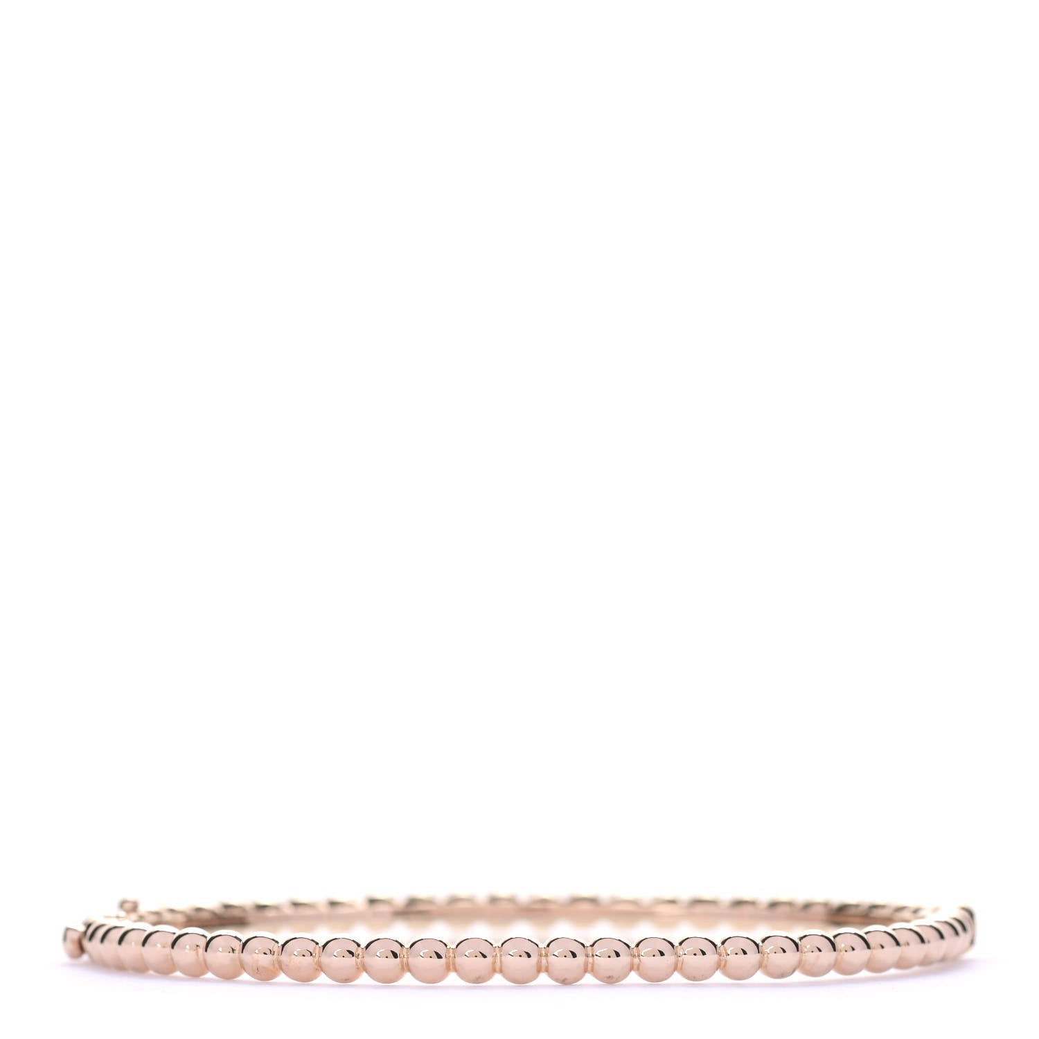 Van Cleef & Arpels 18K Rose Gold Perlee Pearls of Gold Bracelet M 1 of 4