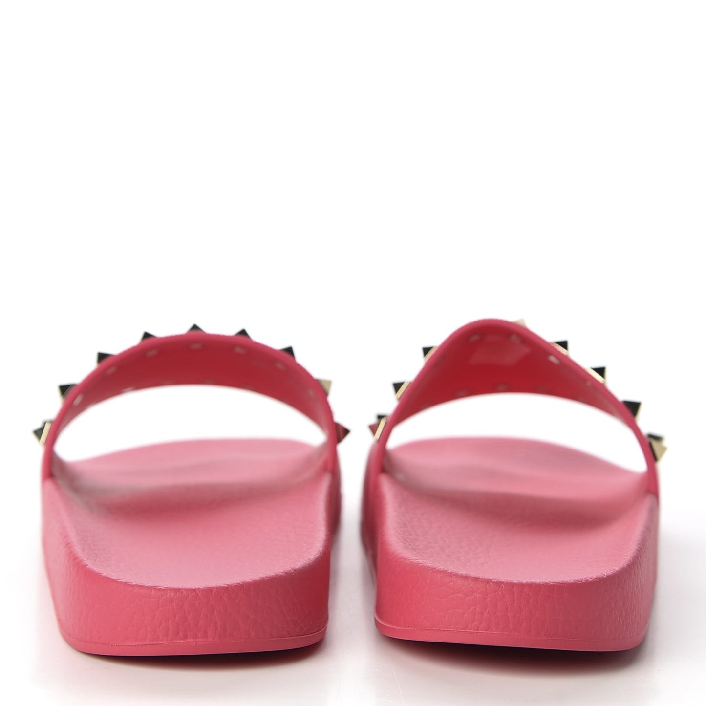 Rubber Rockstud Slide Sandals 40 Shadow Pink