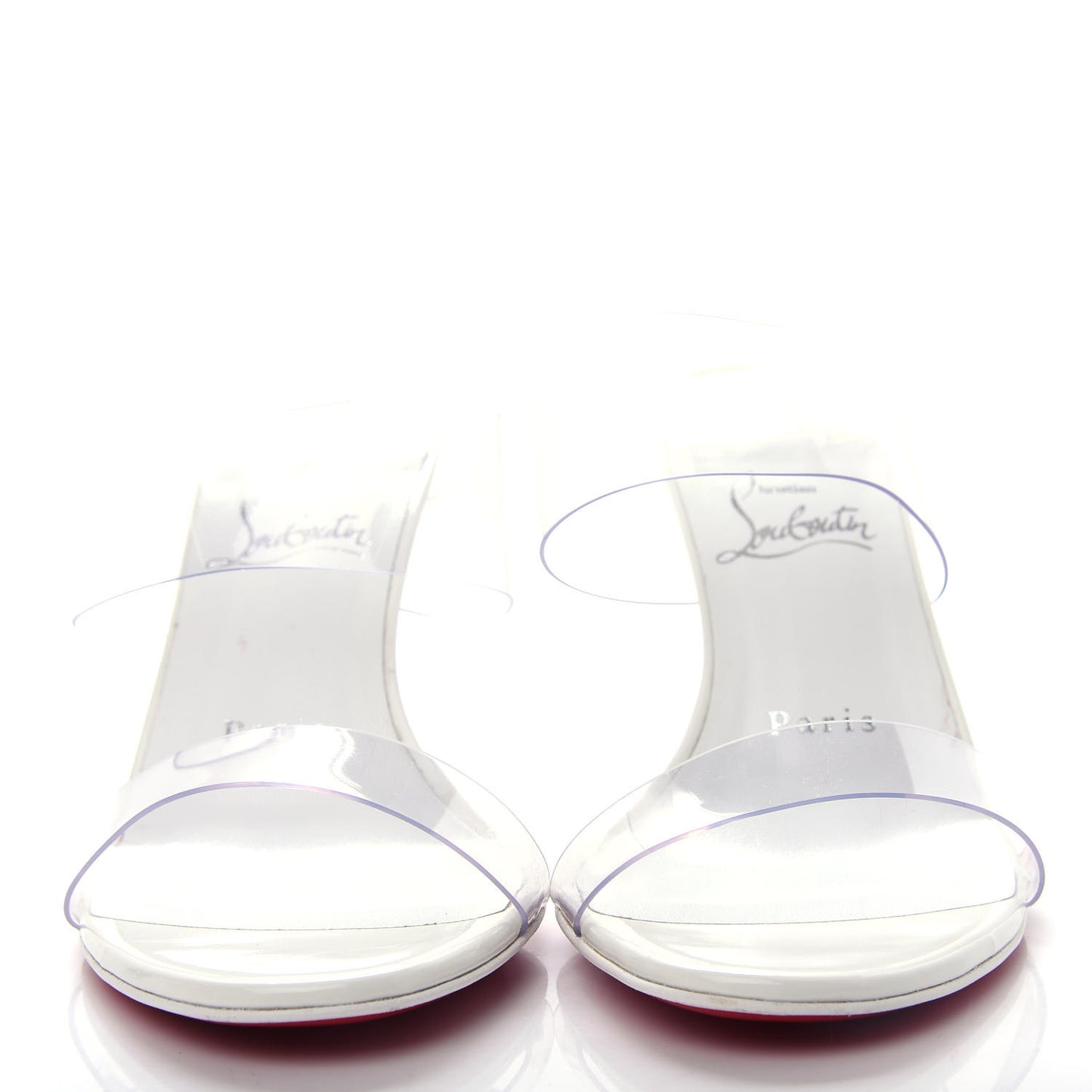 Patent PVC Just Nothing 85 Slide Sandals 36.5 White