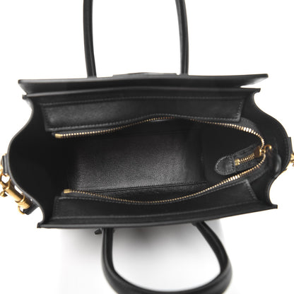 Celine Lizard Smooth Calfskin Nano Luggage Dark Green 5 of 8