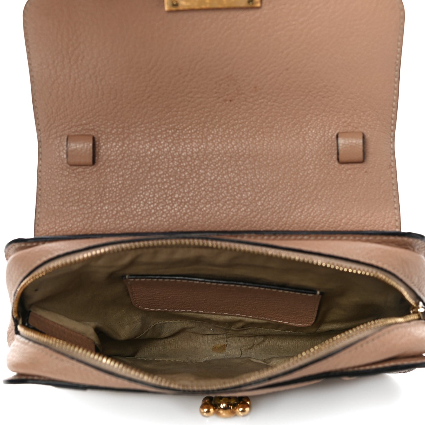 Calfskin Mini Elsie Crossbody Bag Blush