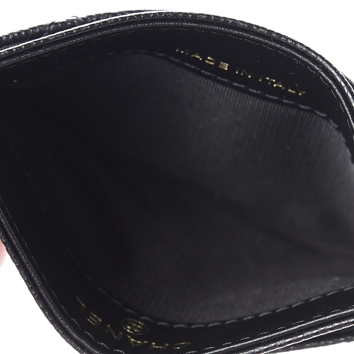 Chanel Caviar Quilted French New Wave Card Holder Black 5 of 9