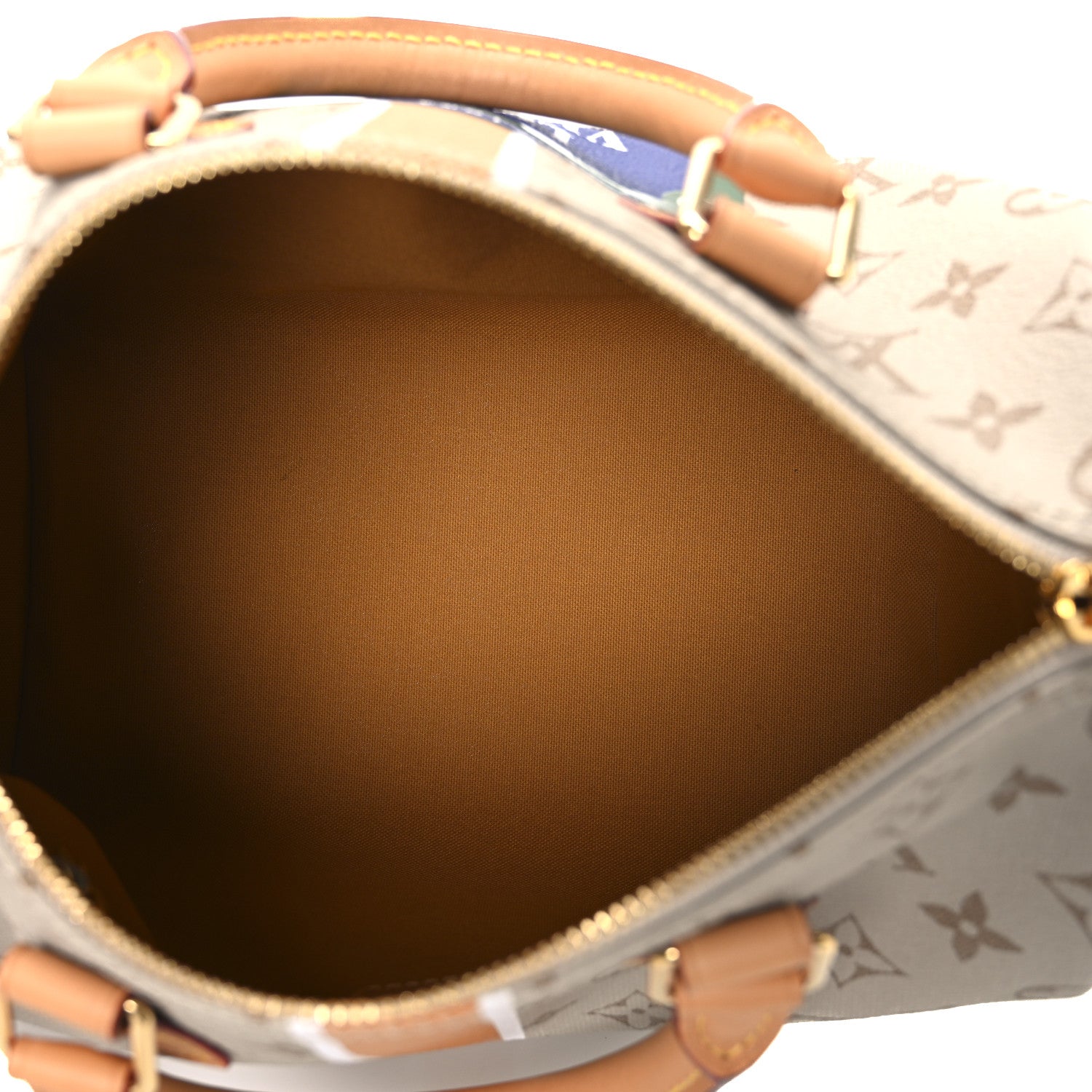 Louis Vuitton Monopaname Speedy Bandouliere 25 Beige Ocher 5 of 9