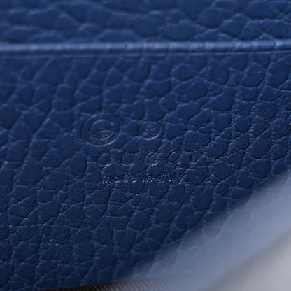Gucci Dollar Calfskin Interlocking G Chain Wallet Caspian 6 of 10