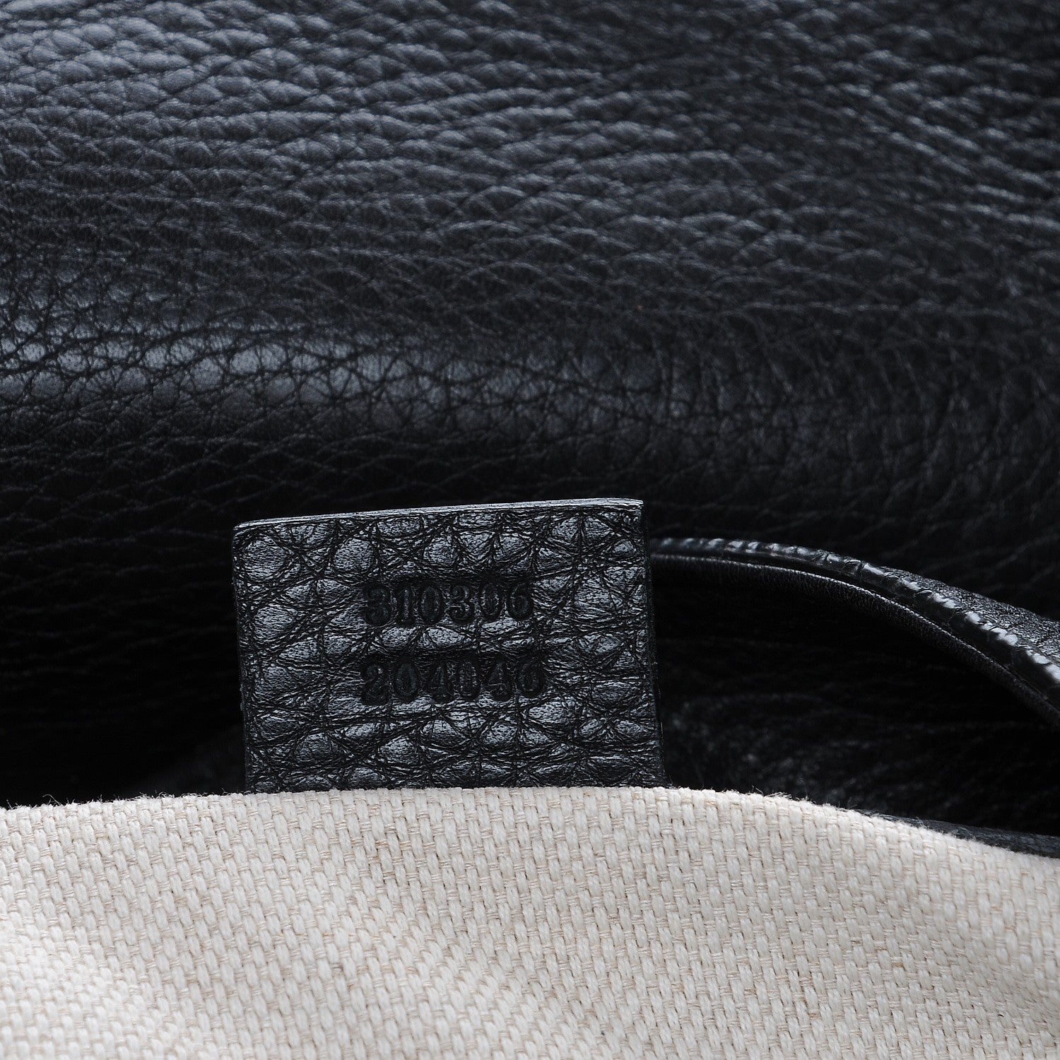 Gucci Pebbled Calfskin Large Soho Chain Shoulder Bag Black 7 of 8