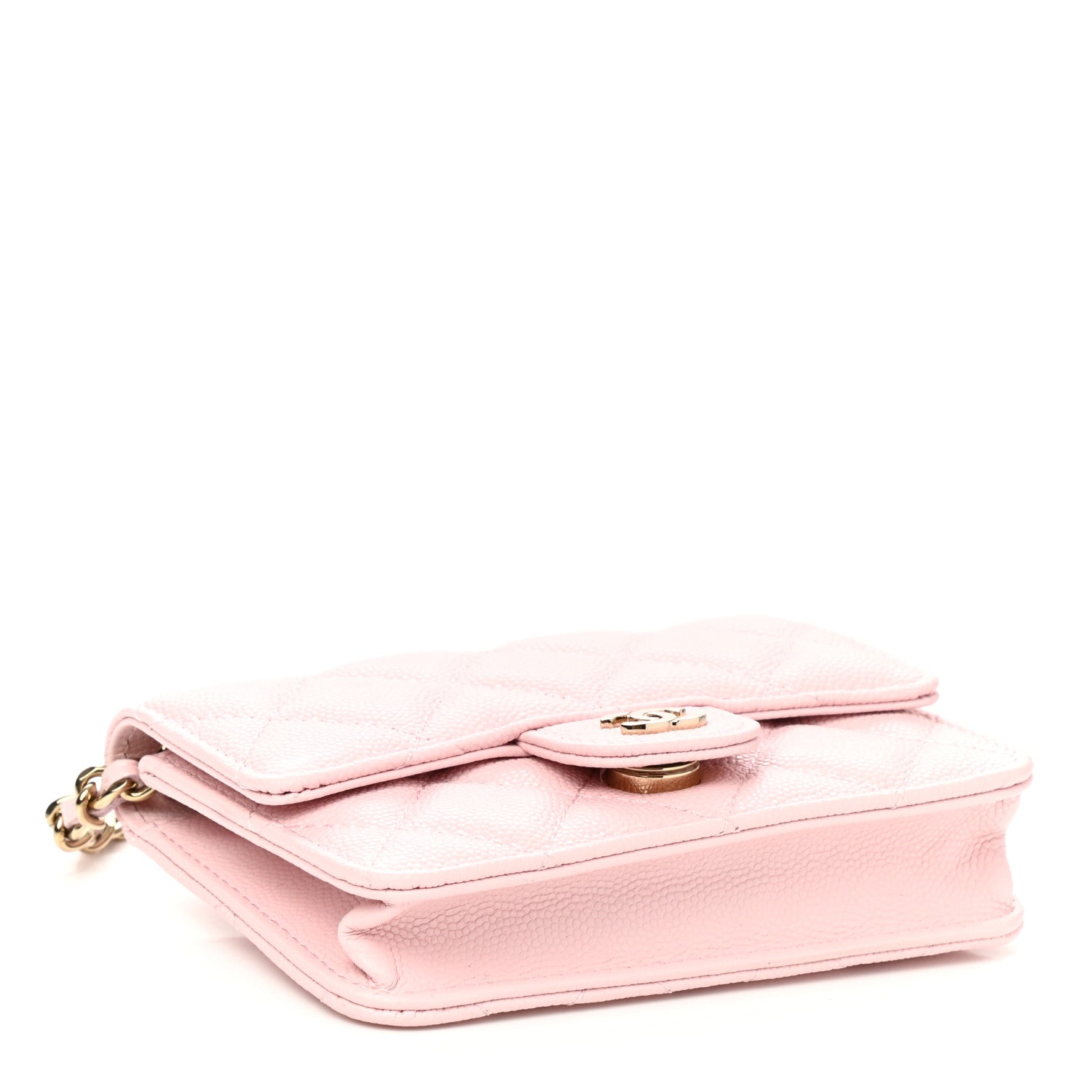 Chanel Caviar Quilted Mini Chain Bag Pink 4 of 12