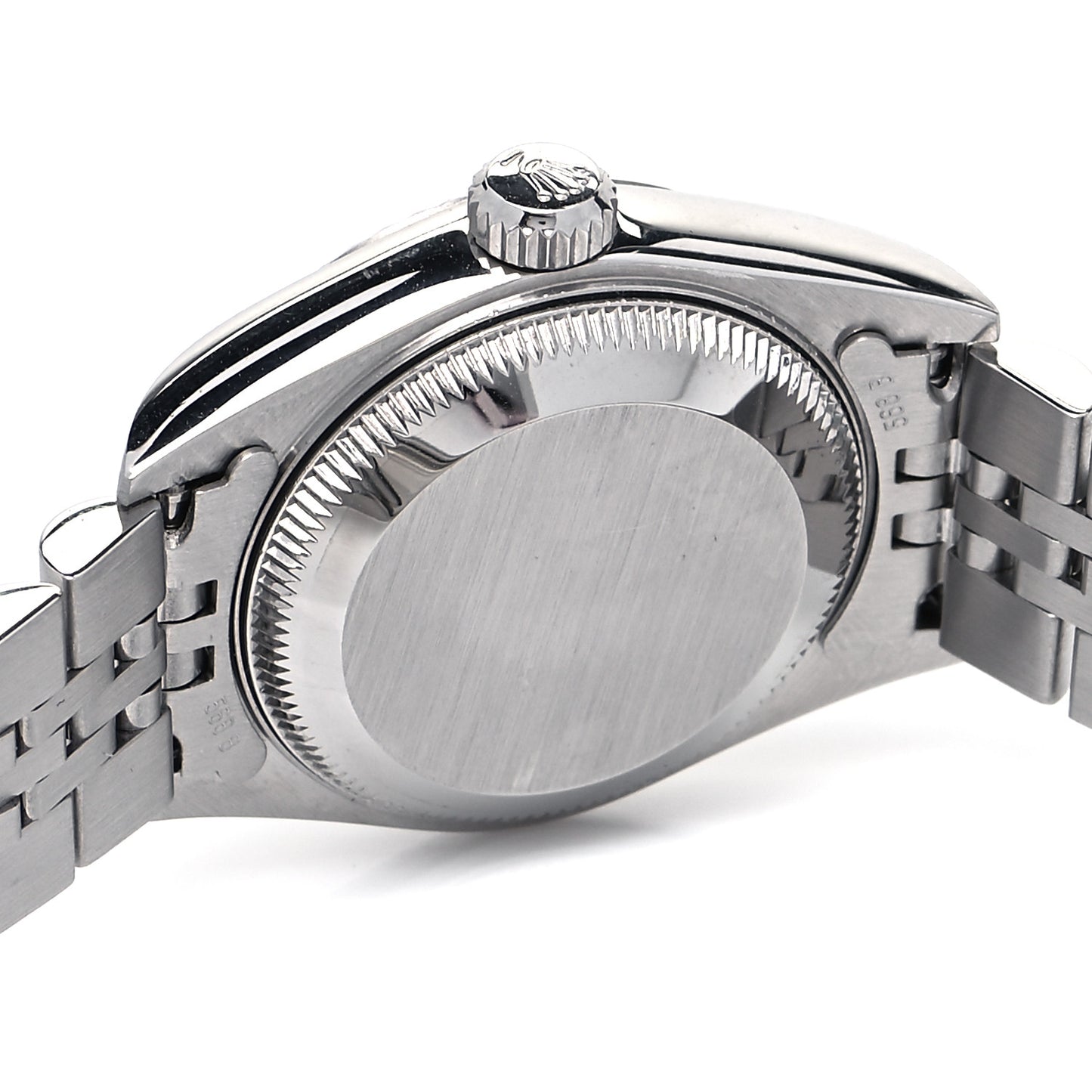 Stainless Steel 18K White Gold Diamond Mother of Pearl 26mm Oyster Perpetual Datejust Watch 79174