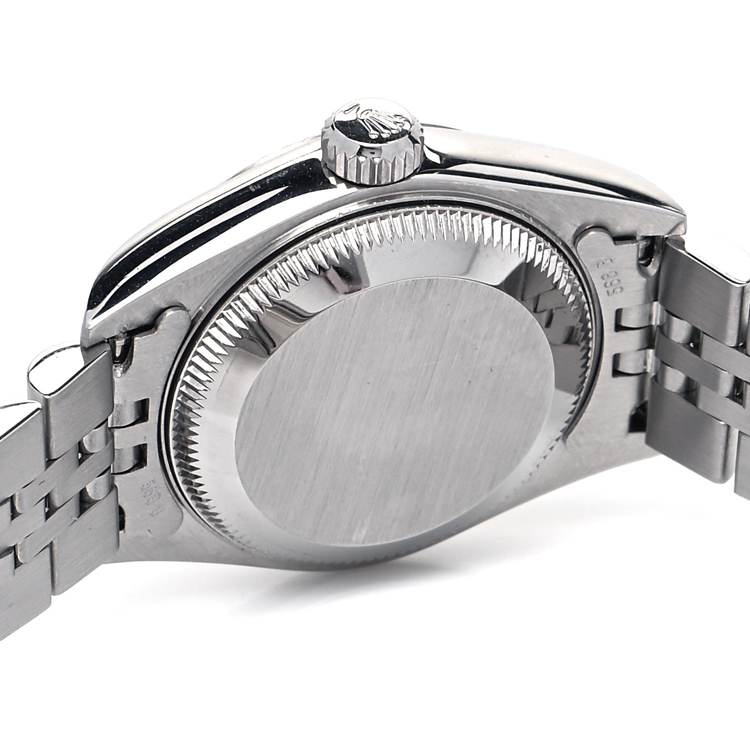 Rolex Stainless Steel 18K White Gold Diamond Mother of Pearl 26mm Oyster Perpetual Datejust Watch 79174 4 of 4