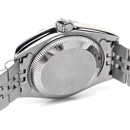 Rolex Stainless Steel 18K White Gold Diamond Mother of Pearl 26mm Oyster Perpetual Datejust Watch 79174 4 of 4