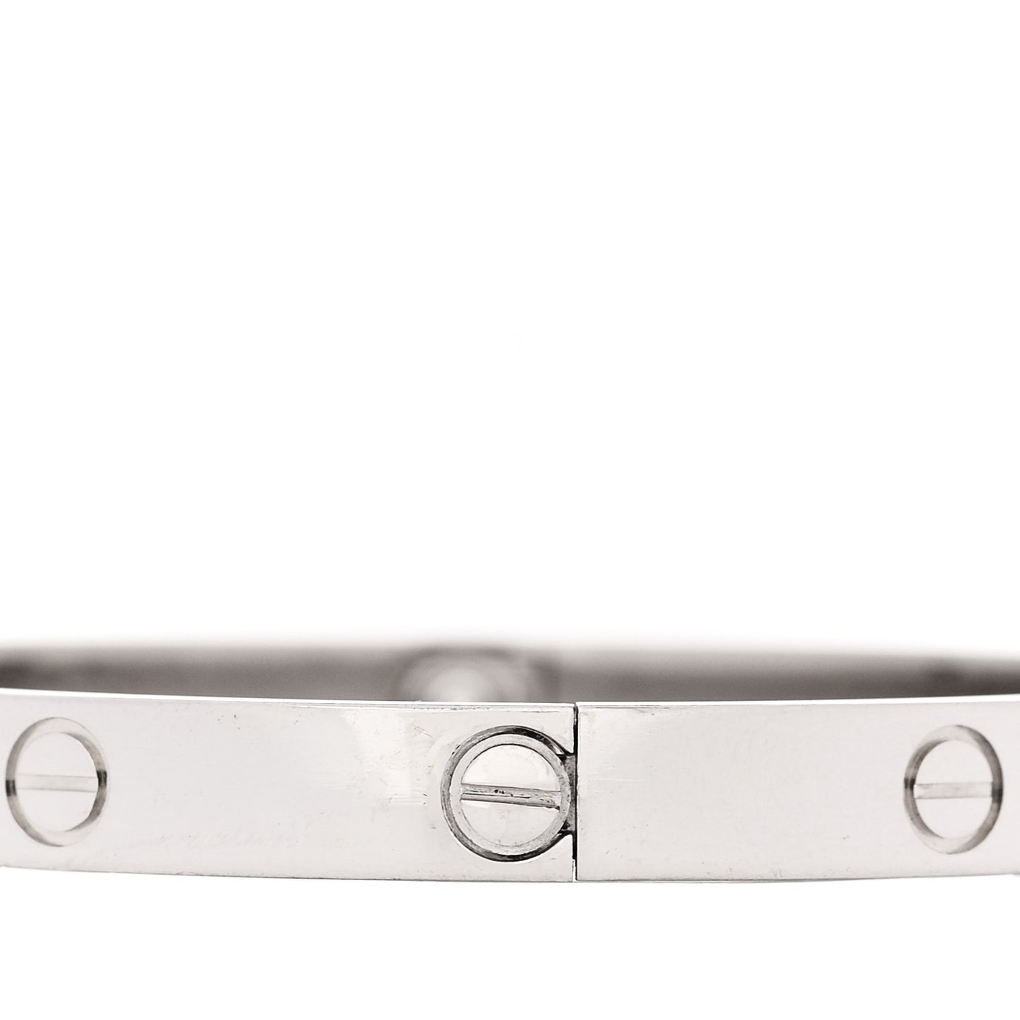 18K White Gold LOVE Bracelet 19