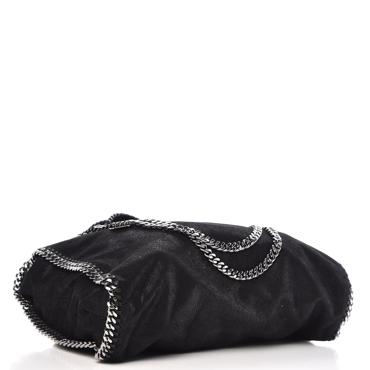 Stella McCartney Shaggy Deer Big Falabella Tote Black 5 of 9