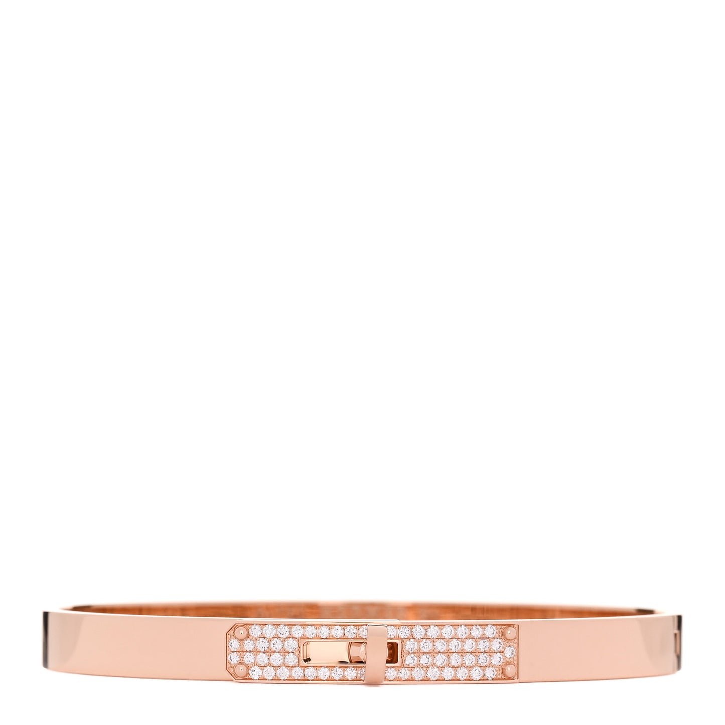 18K Rose Gold Diamond PM Kelly Pave Bracelet SH