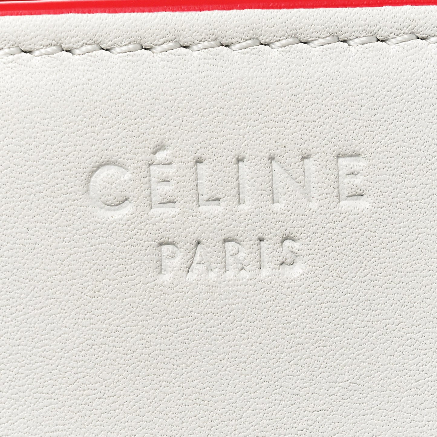 Smooth Calfskin Medium Phantom Luggage White