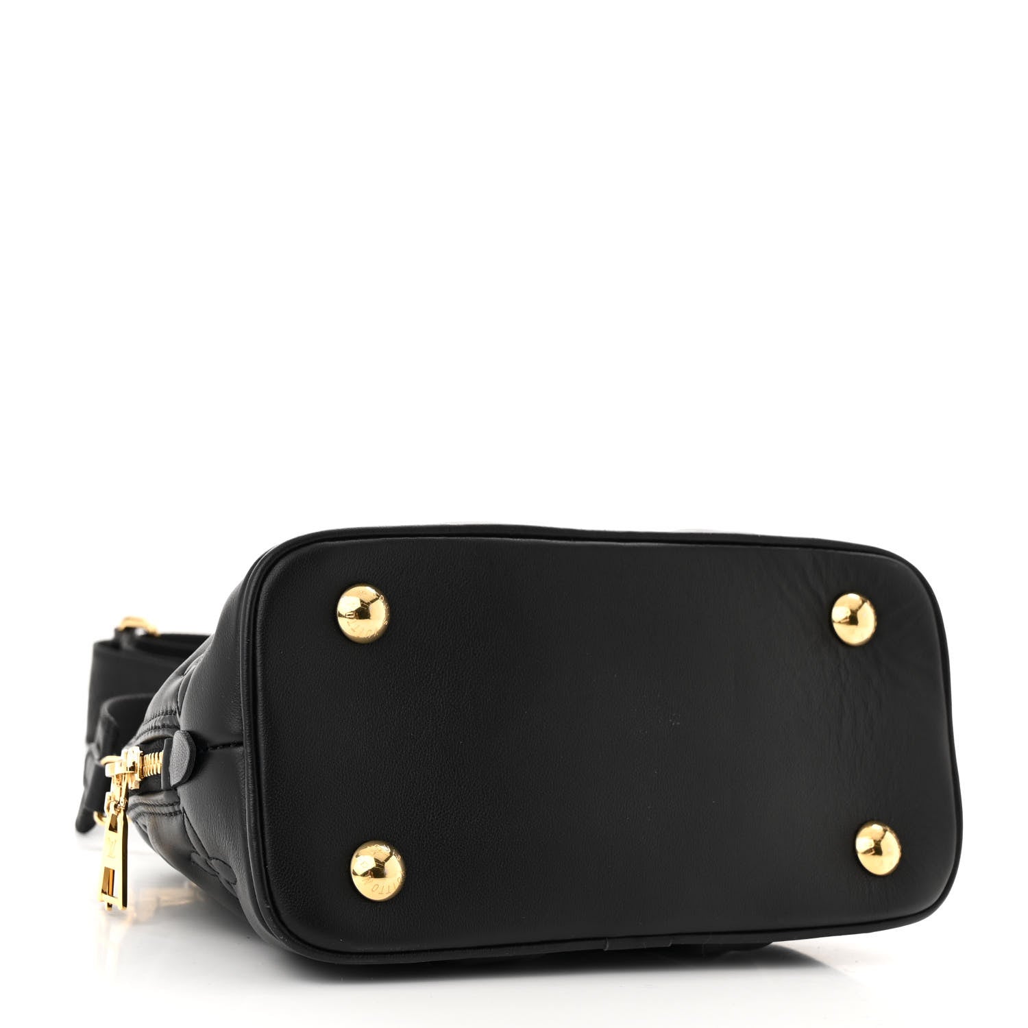Louis Vuitton Calfskin Bubblegram Alma BB Black 4 of 9