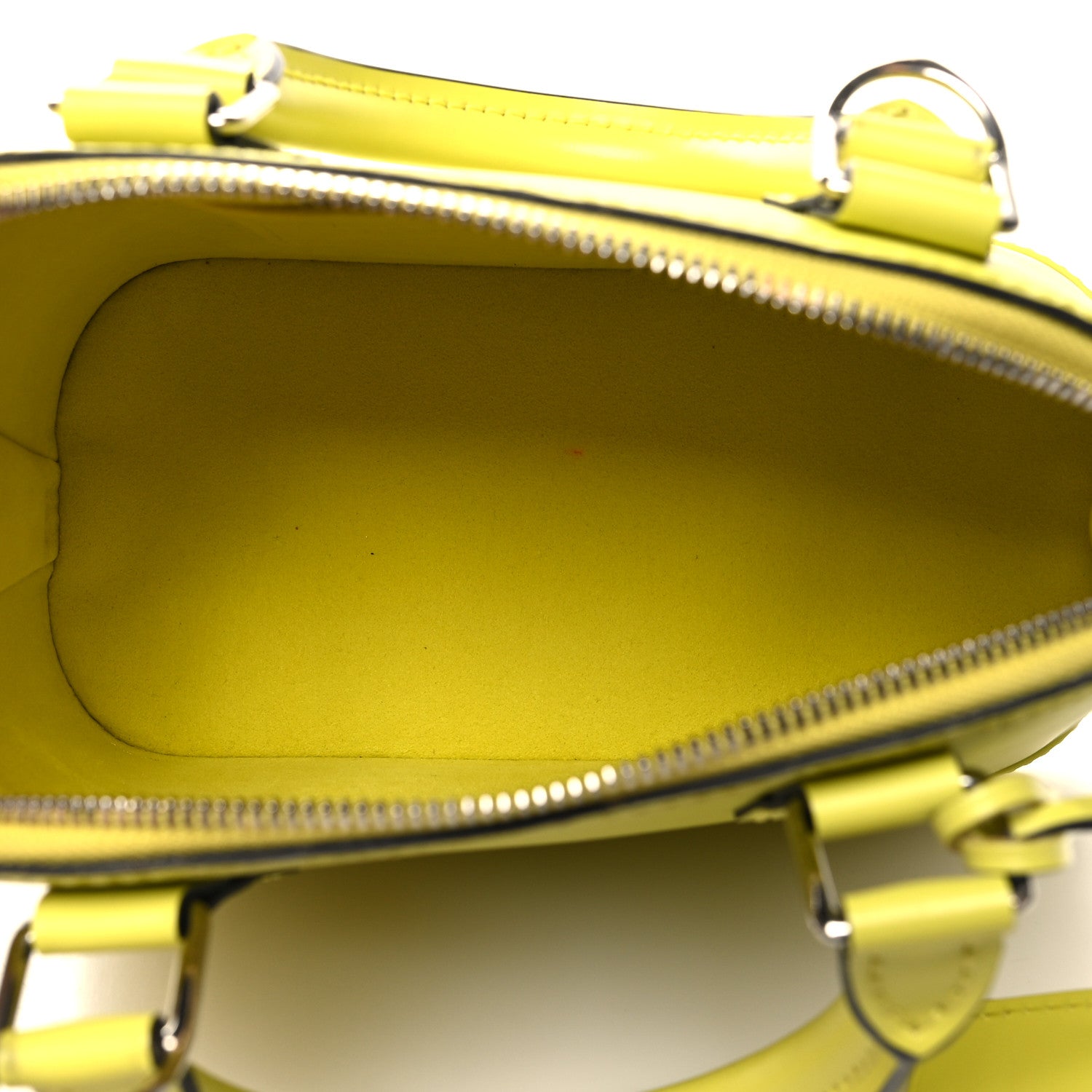 Louis Vuitton Epi Jacquard Alma BB Yellow Citron 5 of 9