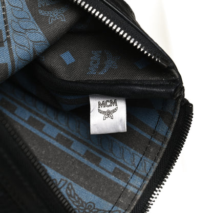 MCM Visetos Medium Reversible Shopper Tote Black 7 of 13