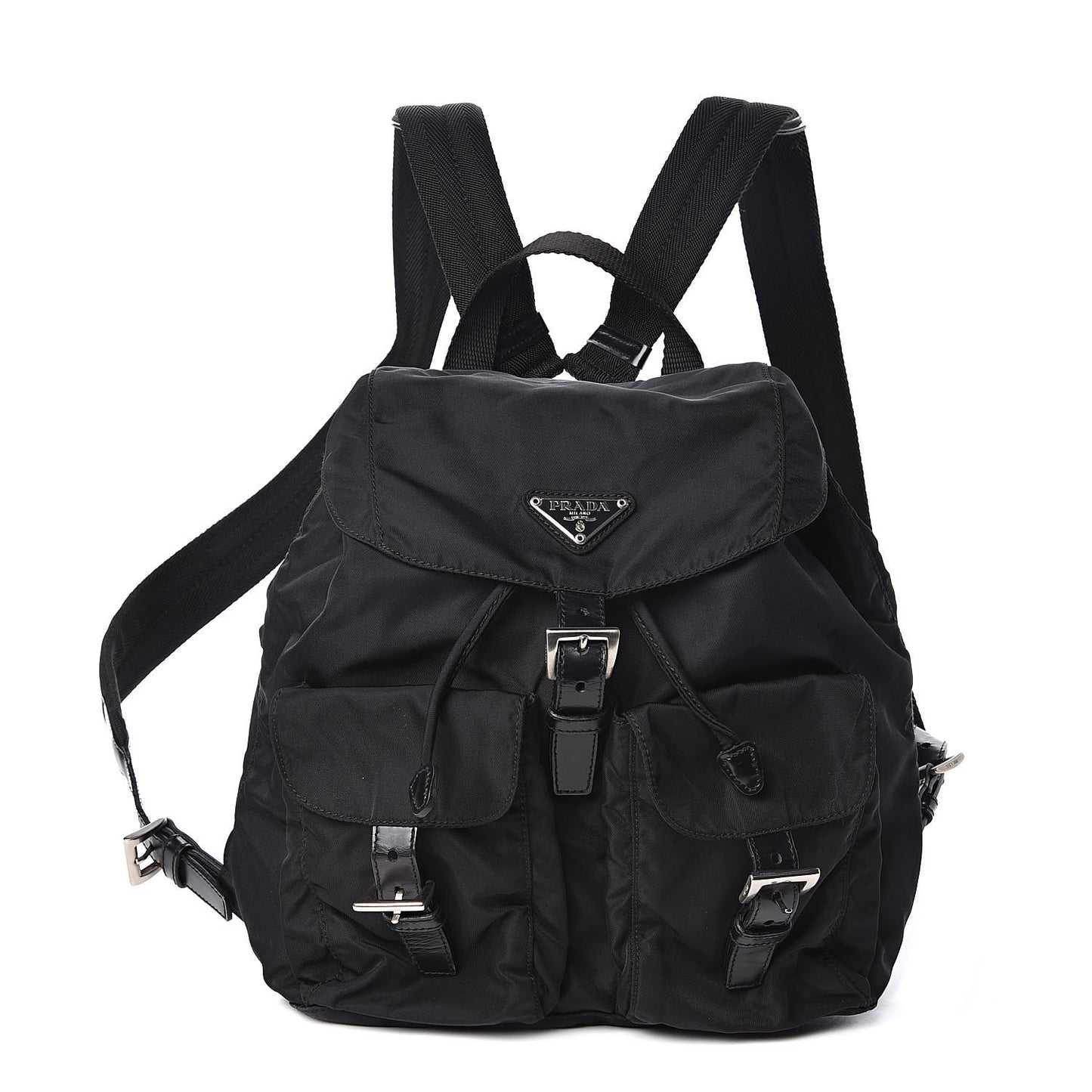 Tessuto Nylon Vela Small Backpack Black