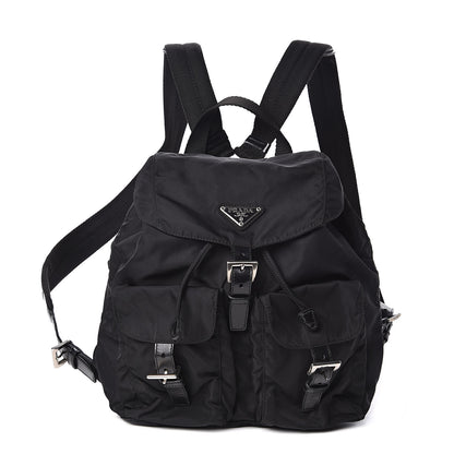 Prada Tessuto Nylon Vela Small Backpack Black 1 of 11