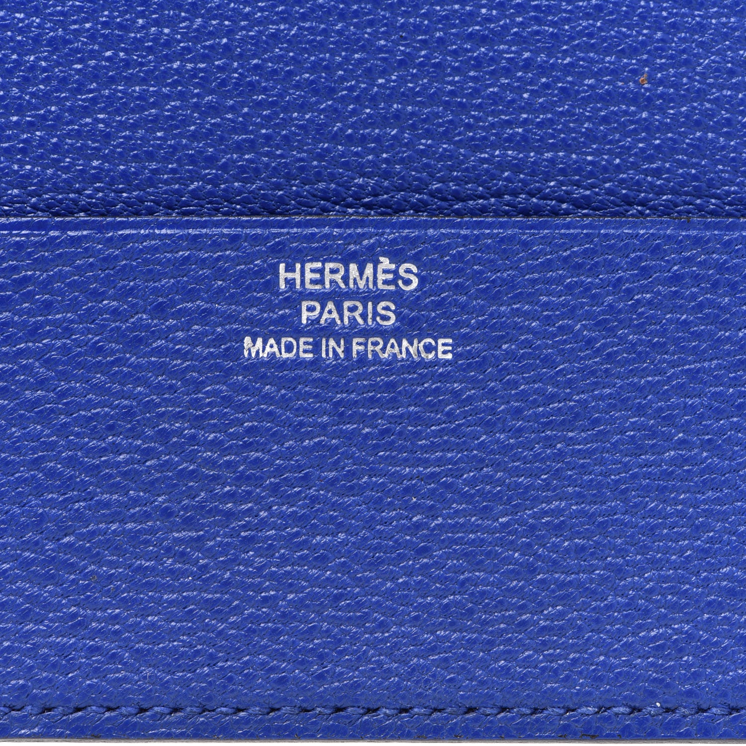 Hermes Chevre Mysore Guernesey Card Case Bleu Electrique 12 of 16