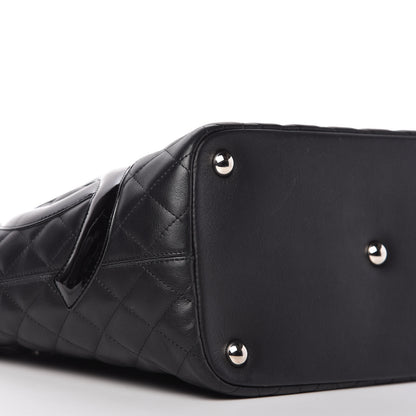 Chanel Calfskin Quilted Large Cambon Tote Black 6 of 10