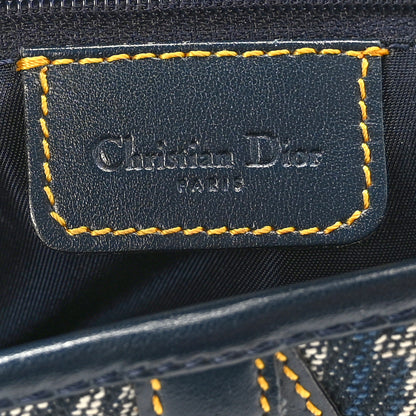 Christian Dior Monogram Saddle Bag Blue 6 of 9