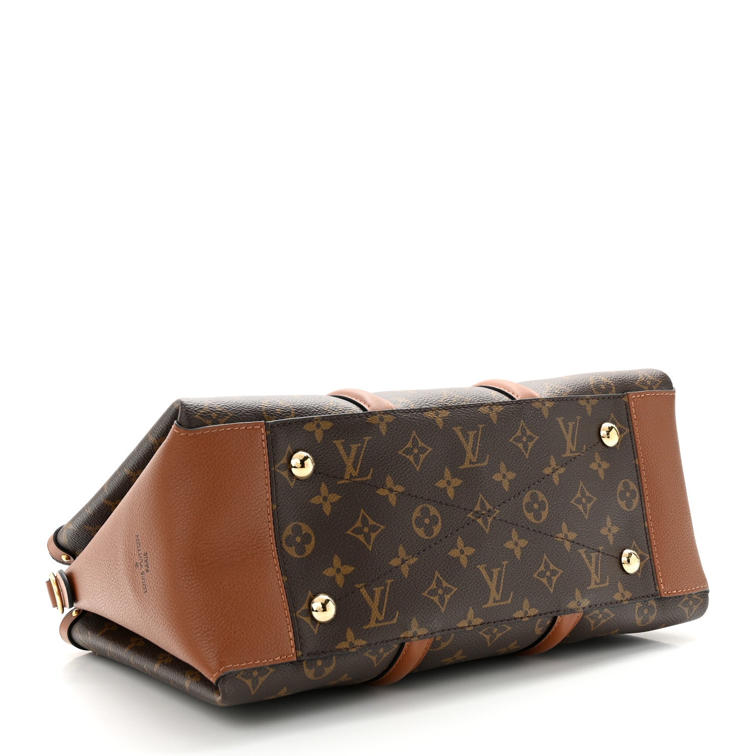 Louis Vuitton Monogram Soufflot MM Caramel 4 of 9