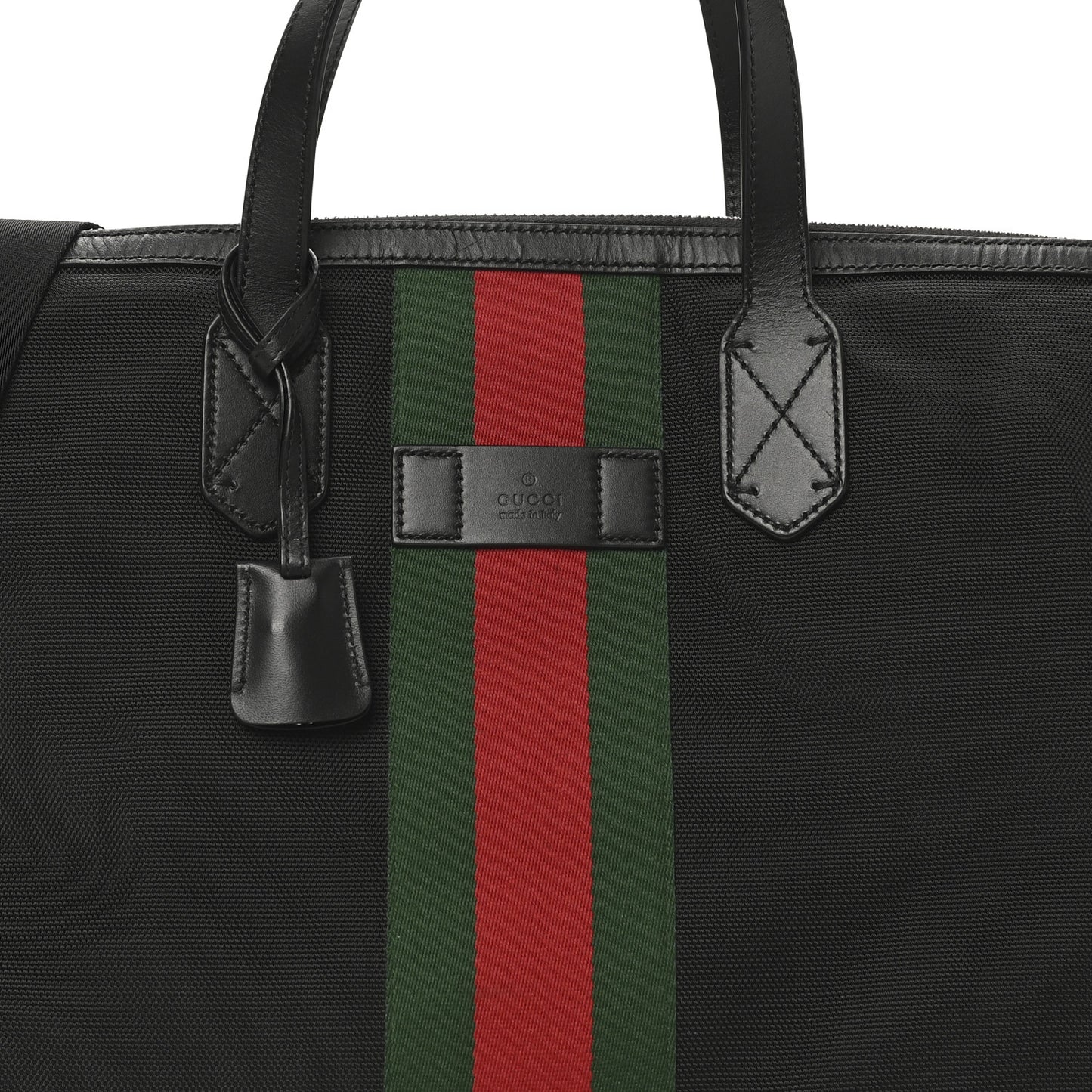 Techno Canvas Web Duffle Black